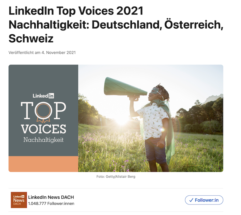 LinkedIn Influencer Top Voices