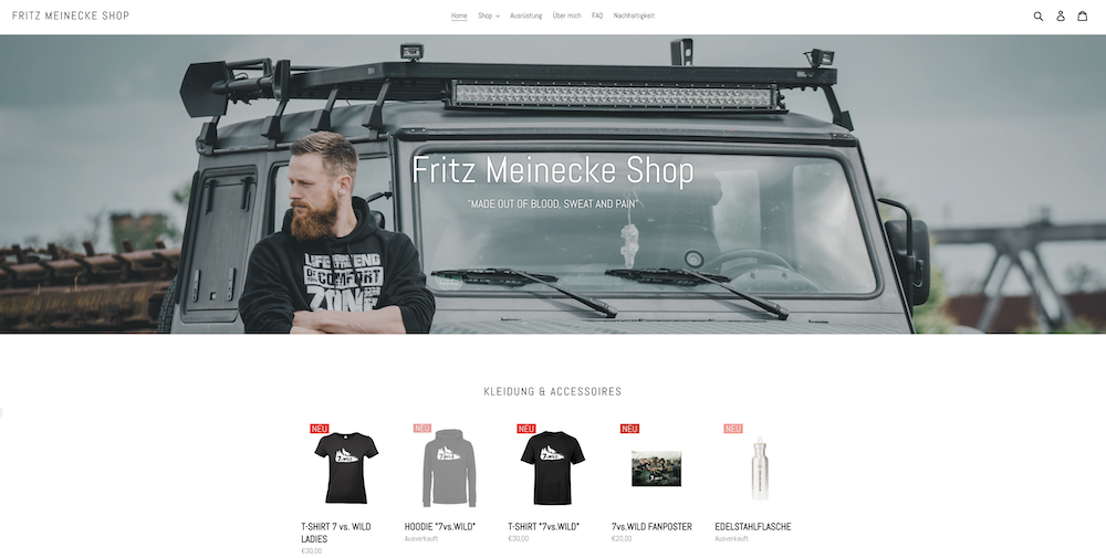Fritz Meinecke Shop