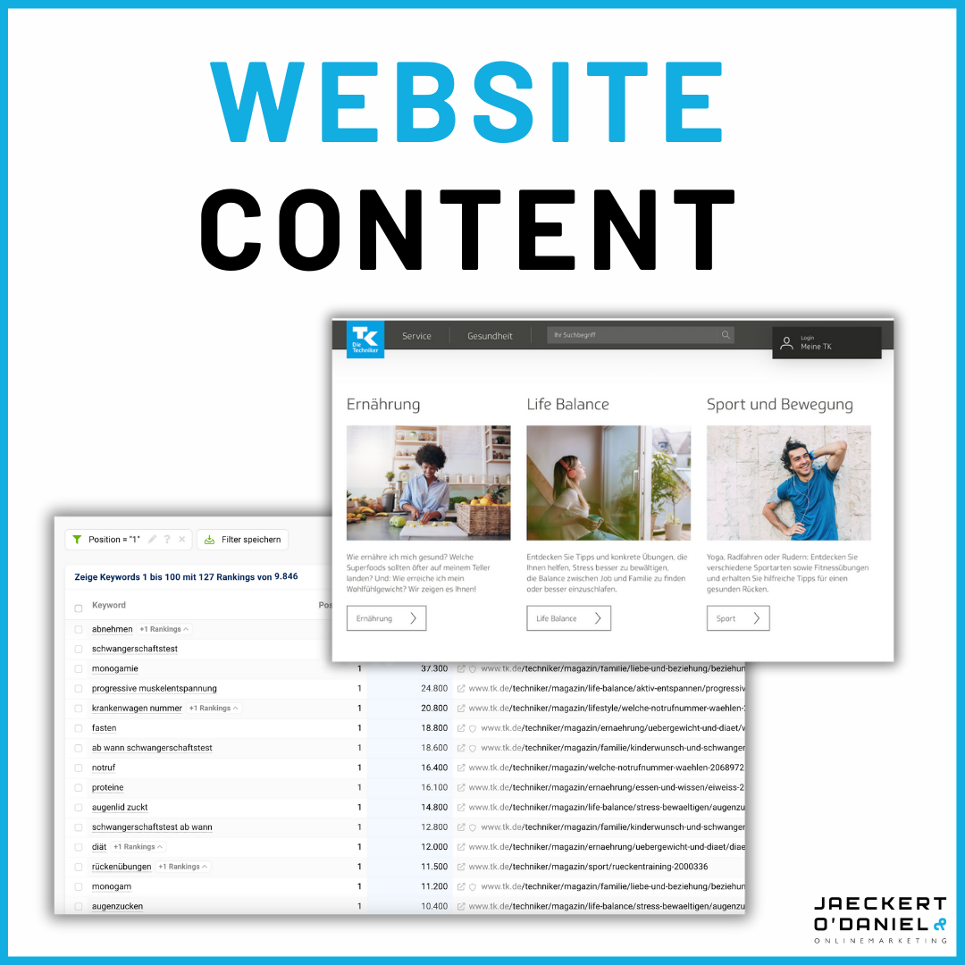 Website Rolle im Content Marketing