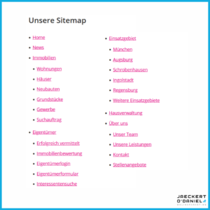 Wissen HTML Sitemap